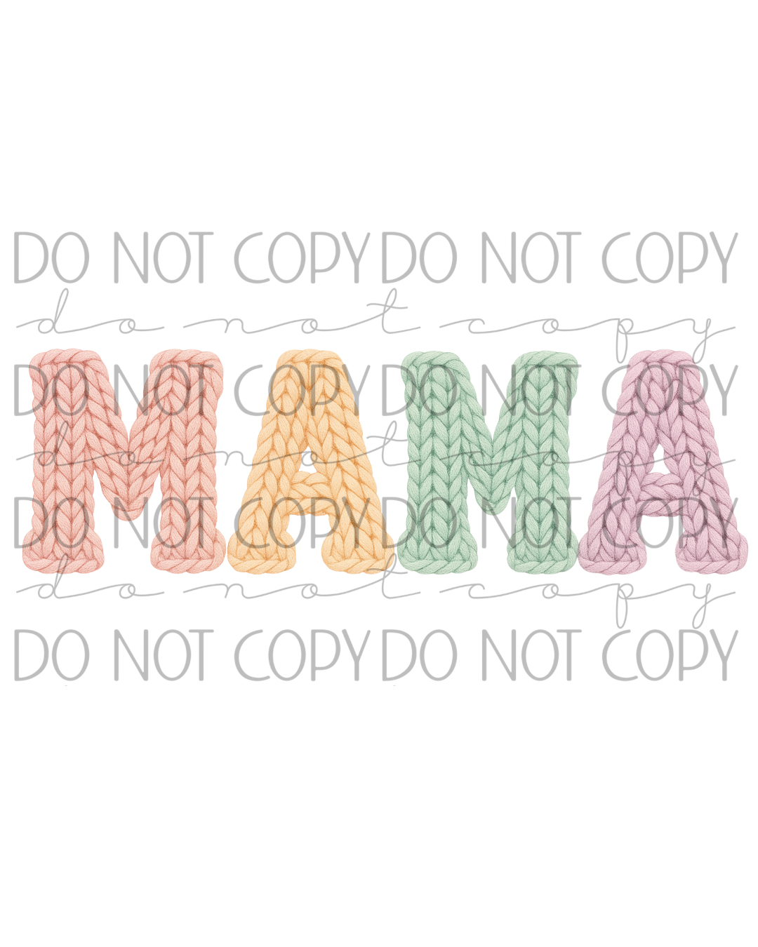 Crocheted Mama Bundle digital file