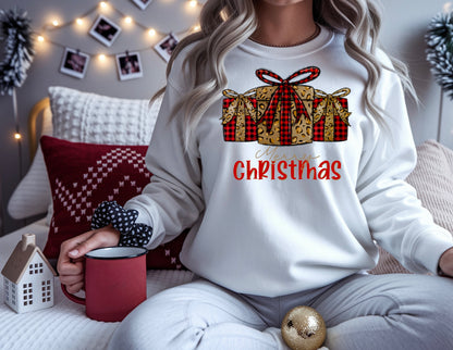 Merry Christmas leopard PNG