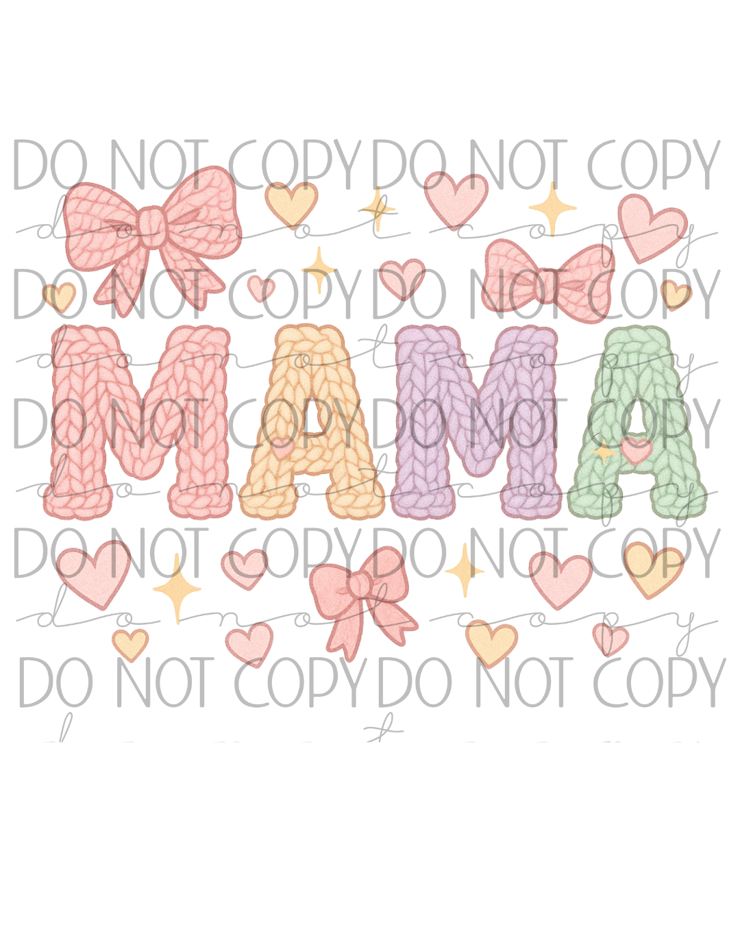 Crocheted Mama Bundle digital file