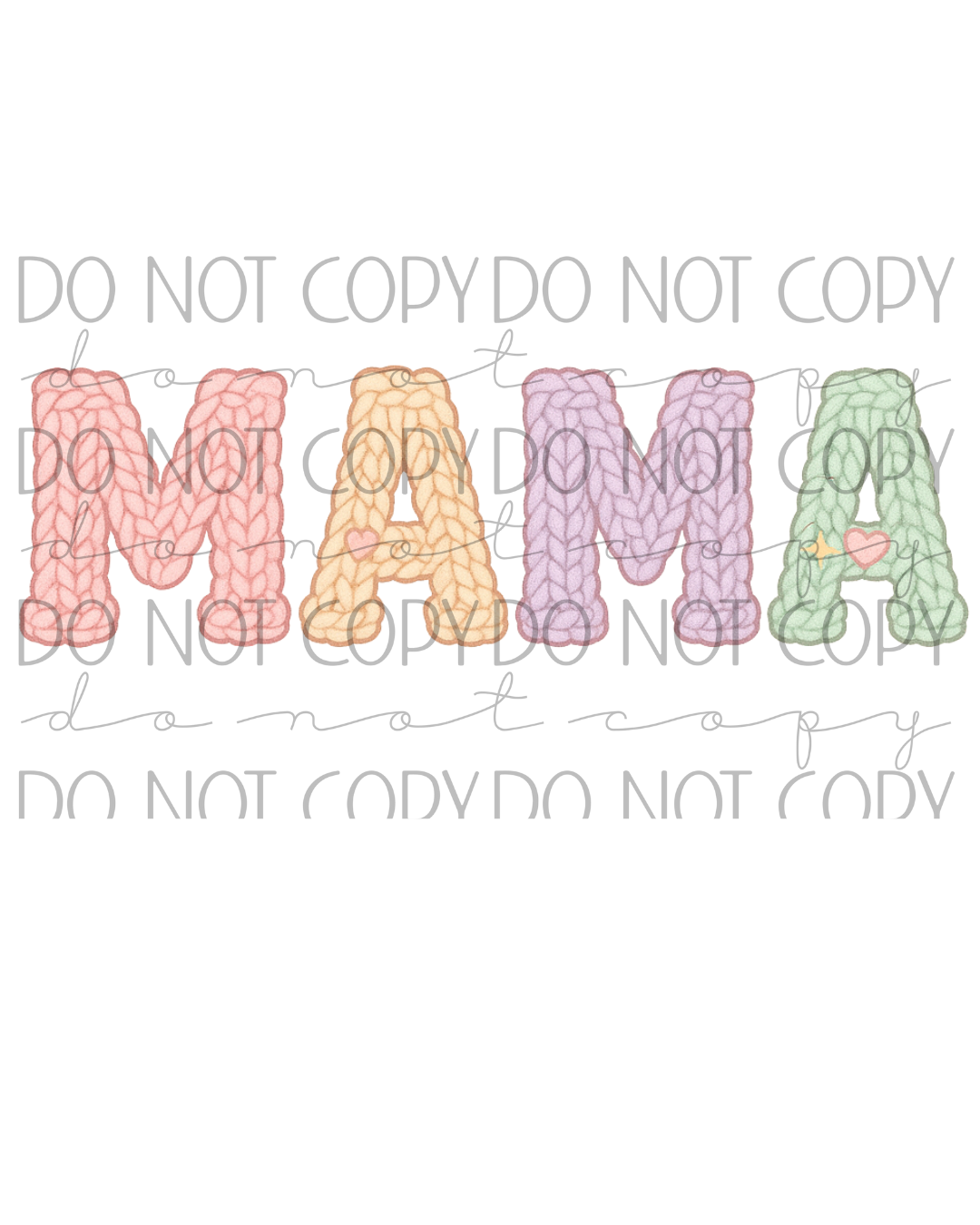 Crocheted Mama Bundle digital file