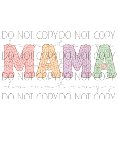 Crocheted Mama Bundle digital file