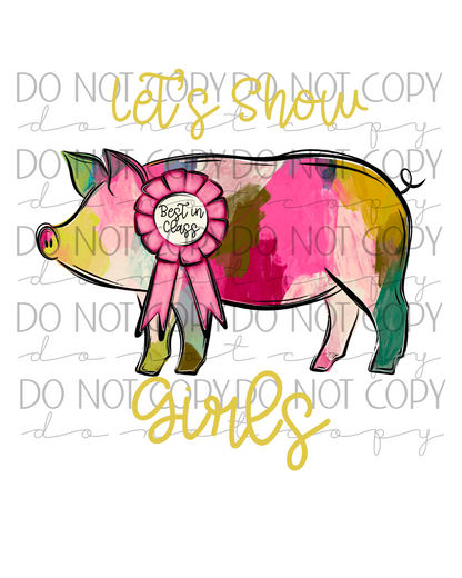 Let's show girls PNG bundle