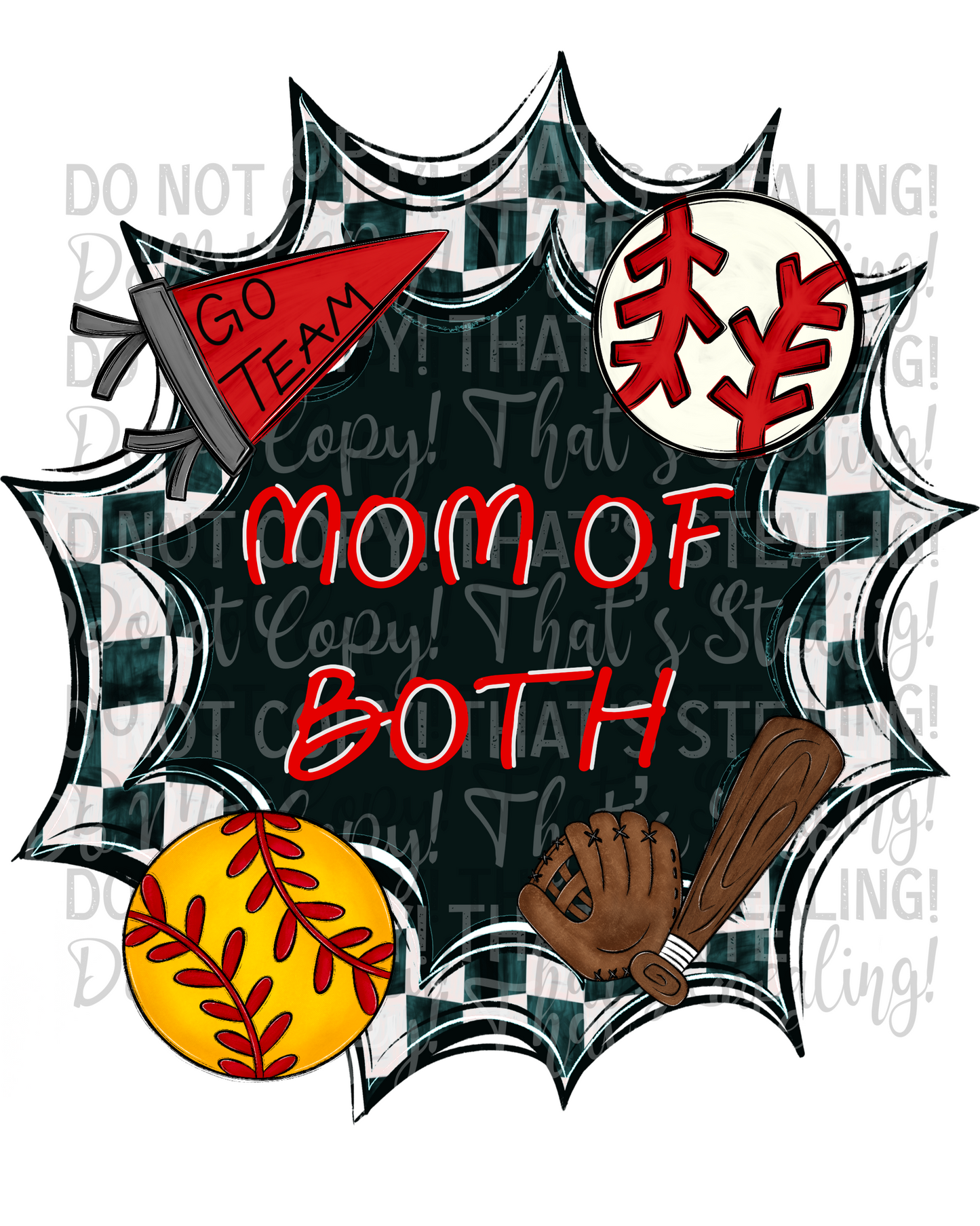 Mom of both bundle PNG.